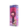 MICRÓFONO KARAOKE CON ALTAVOZ BLUETOOTH KPOP DEMON HUNTERS SAJA BOYS CON LUCES LED COLOR NEGRO Y VIOLETA
