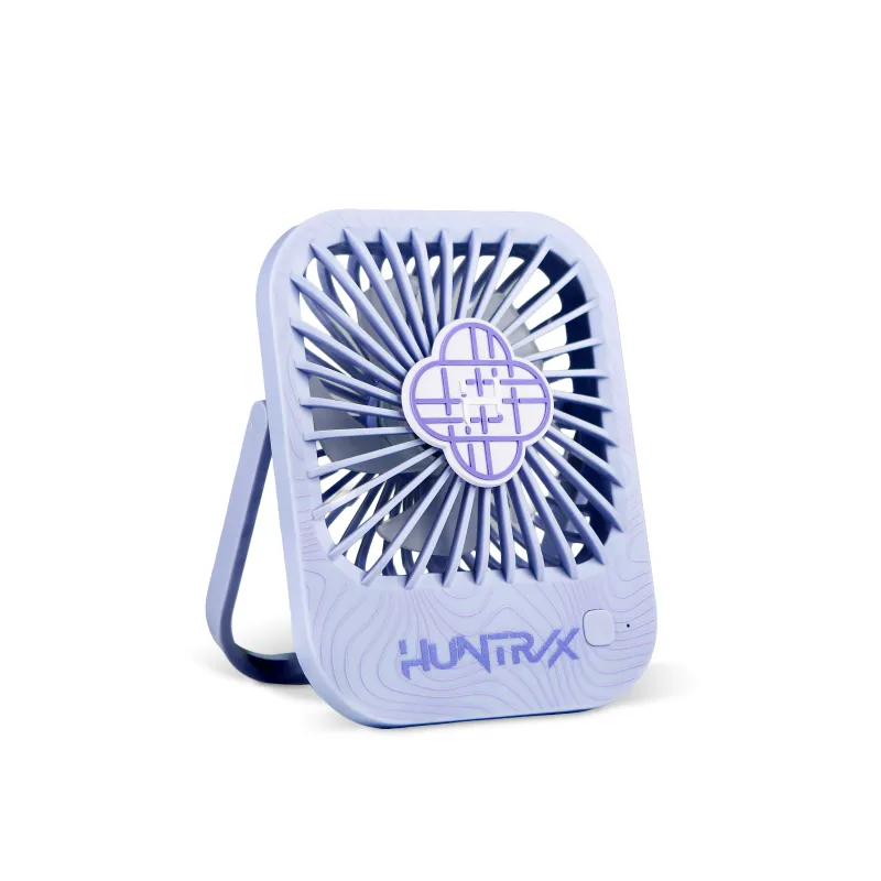 VENTILADOR PORTÁTIL KPOP DEMON HUNTERS  HUNTRIX | 3 VELOCIDADES | AJUSTABLE 180° | BATERÍA 1.800 mAh | USB-C