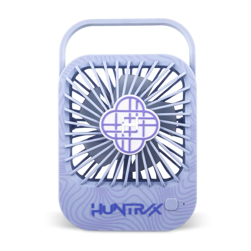 VENTILADOR PORTÁTIL KPOP DEMON HUNTERS  HUNTRIX | 3 VELOCIDADES | AJUSTABLE 180° | BATERÍA 1.800 mAh | USB-C