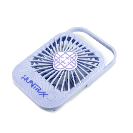 VENTILADOR PORTÁTIL KPOP DEMON HUNTERS  HUNTRIX | 3 VELOCIDADES | AJUSTABLE 180° | BATERÍA 1.800 mAh | USB-C
