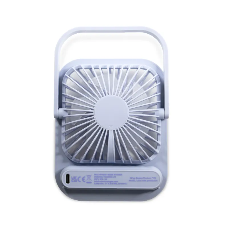 VENTILADOR PORTÁTIL KPOP DEMON HUNTERS  HUNTRIX | 3 VELOCIDADES | AJUSTABLE 180° | BATERÍA 1.800 mAh | USB-C