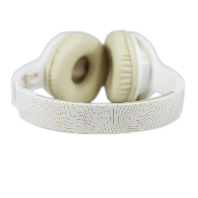 AURICULARES INFANTILES BLUETOOTH KPOP DEMON HUNTERS HUNTR/X COLOR CREMA | HASTA 20 H | VOLUMEN LIMITADO 85 dB | MICRÓFONO