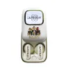 AURICULARES INALÁMBRICOS K-POP DEMON HUNTERS HUNTRIX GOLDEN CON ESTUCHE DESLIZANTE ILUMINADO COLOR CREMA Y ORO