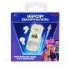 AURICULARES INALÁMBRICOS K-POP DEMON HUNTERS HUNTRIX GOLDEN CON ESTUCHE DESLIZANTE ILUMINADO COLOR CREMA Y ORO