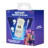AURICULARES INALÁMBRICOS K-POP DEMON HUNTERS HUNTRIX GOLDEN CON ESTUCHE DESLIZANTE ILUMINADO COLOR CREMA Y ORO