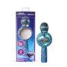 MICRÓFONO KARAOKE CON ALTAVOZ BLUETOOTH KPOP DEMON HUNTERS DERPY CON LUCES LED COLOR AZUL ANIMAL PRINT