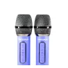 SET KARAOKE INALÁMBRICO K-POP DEMON HUNTERS HUNTRIX PARTY LED CON 2 MICRÓFONOS BLUETOOTH 5.3 LUCES LED Y CAMBIADOR DE VOZ