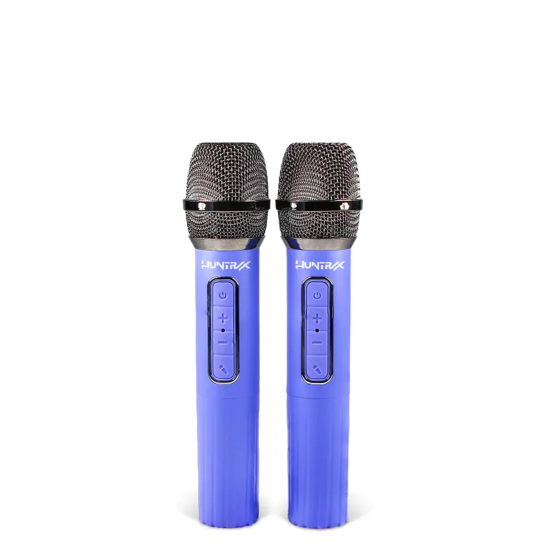 SET KARAOKE INALÁMBRICO K-POP DEMON HUNTERS HUNTRIX PARTY LED CON 2 MICRÓFONOS BLUETOOTH 5.3 LUCES LED Y CAMBIADOR DE VOZ