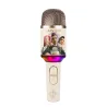 MICRÓFONO KARAOKE INALÁMBRICO KPOP DEMON HUNTERS HUNTRIX GOLDEN CON ALTAVOZ Y LUCES LED BLUETOOTH 5.3 CAMBIADOR DE VOZ HASTA 5 H