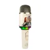 MICRÓFONO KARAOKE INALÁMBRICO KPOP DEMON HUNTERS HUNTRIX GOLDEN CON ALTAVOZ Y LUCES LED BLUETOOTH 5.3 CAMBIADOR DE VOZ HASTA 5 H
