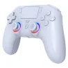 MANDO INALÁMBRICO SUBSONIC COMPATIBLE CON PS4 Y PC PLAYSTATION 4 COLOR BLANCO Y LUCES LED GARANTÍA EUROPEA EUROPEAN WARRANTY