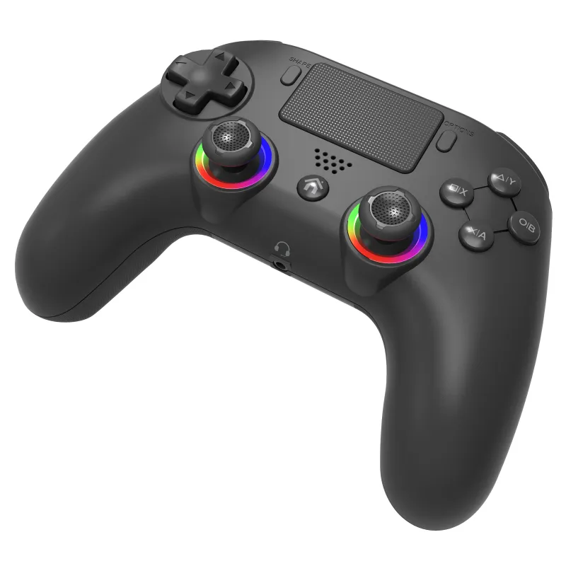 MANDO INALÁMBRICO SUBSONIC COMPATIBLE CON PS4 Y PC PLAYSTATION 4 COLOR NEGRO Y LUCES LED GARANTÍA EUROPEA EUROPEAN WARRANTY