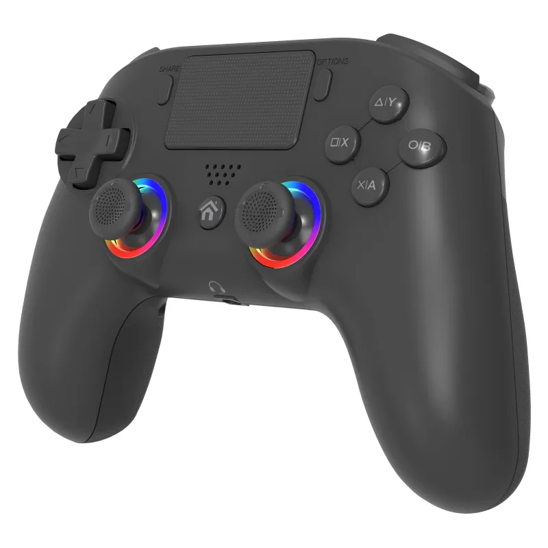 MANDO INALÁMBRICO SUBSONIC COMPATIBLE CON PS4 Y PC PLAYSTATION 4 COLOR NEGRO Y LUCES LED GARANTÍA EUROPEA EUROPEAN WARRANTY