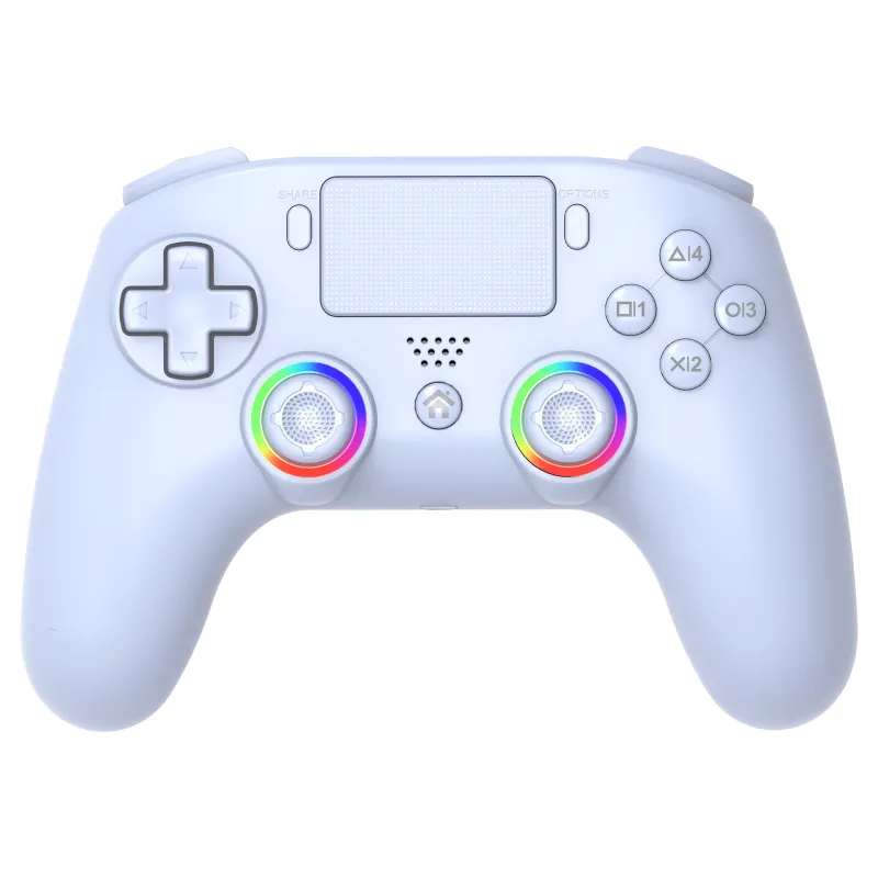 MANDO INALÁMBRICO SUBSONIC COMPATIBLE CON PS5 PLAYSTATION 5 COLOR BLANCO Y LUCES LED GARANTÍA EUROPEA EUROPEAN WARRANTY