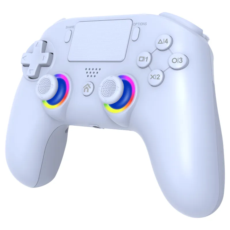 MANDO INALÁMBRICO SUBSONIC COMPATIBLE CON PS5 PLAYSTATION 5 COLOR BLANCO Y LUCES LED GARANTÍA EUROPEA EUROPEAN WARRANTY