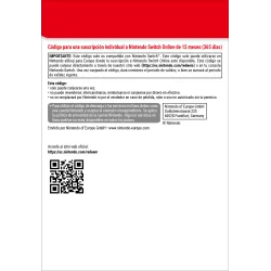 Nintendo Switch Online (Individual subscription - 12 months) - The Shop Gamer