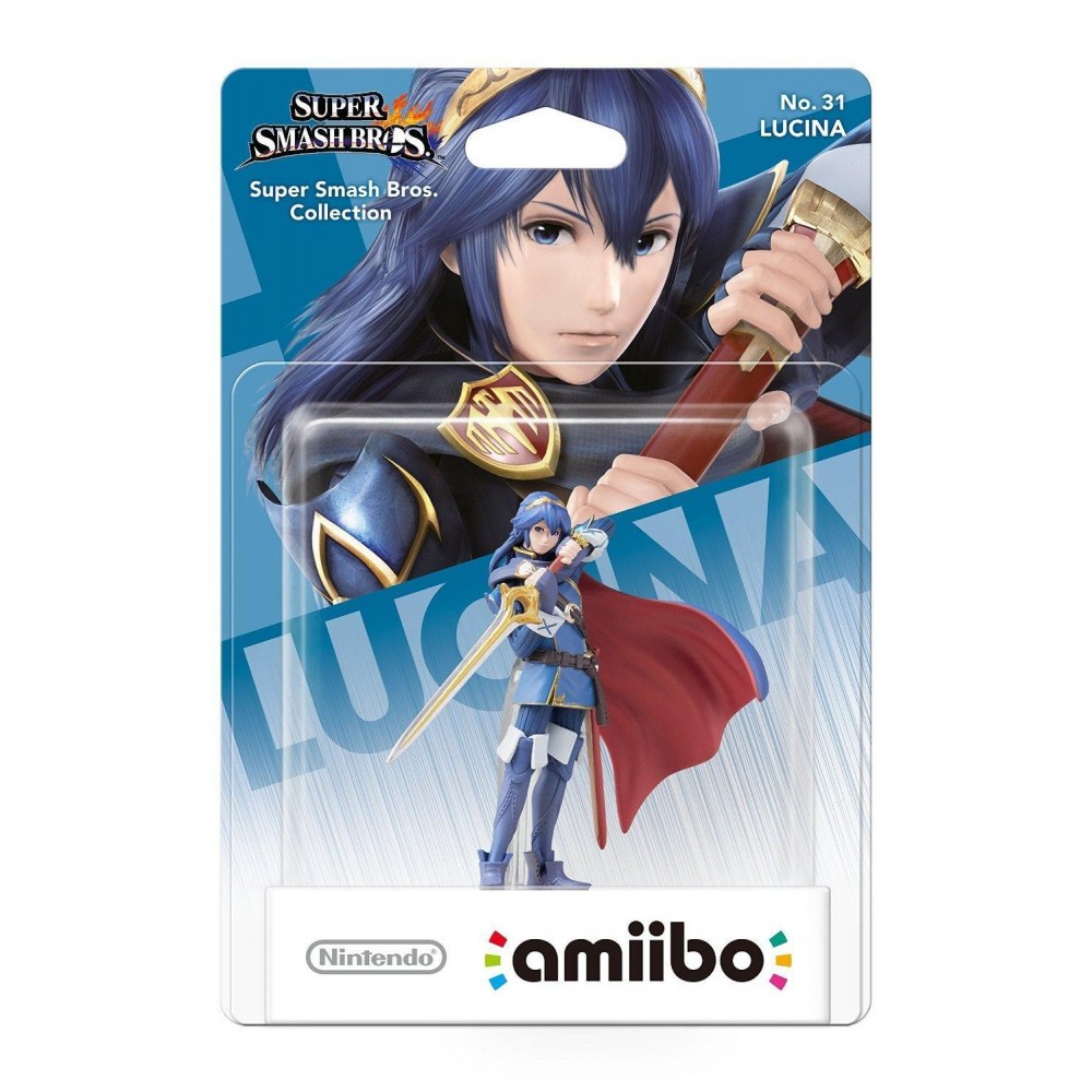 FIGURA AMIIBO LUCINA SUPER SMASH BROS. COLLECTION NUMERO 31 NINTENDO WIIU