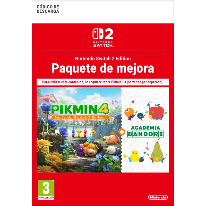 Pikmin 4 – Paquete de mejora a la versión Nintendo Switch 2 Edition + Academia Dandori