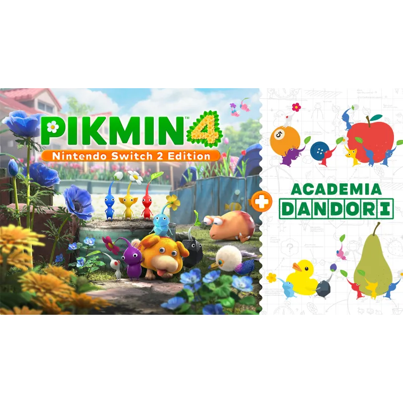 Pikmin 4 – Paquete de mejora a la versión Nintendo Switch 2 Edition + Academia Dandori
