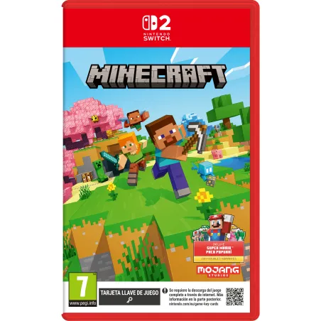 PREVENTA MINECRAFT NINTENDO SWITCH 2 EDITION TARJETA LLAVE DE JUEGO PARA NINTENDO SWITCH 2 VERSIÓN ESPAÑOLA GARANTIA EU WARRANTY