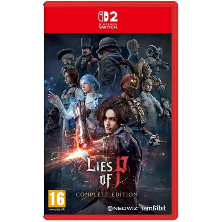 LIES OF P: COMPLETE EDITION SWITCH2 JUEGO FÍSICO PARA NINTENDO SWITCH 2 VERSIÓN ESPAÑOLA GARANTÍA EUROPEA EUROPEAN WARRANTY