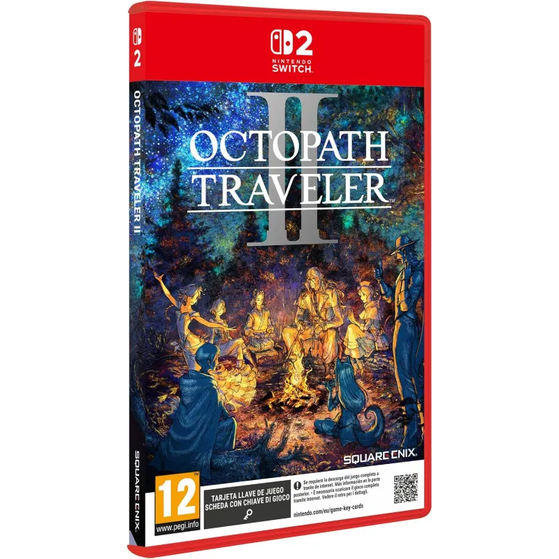 OCTOPATH TRAVELER II SWITCH2 TARJETA LLAVE DE JUEGO PARA NINTENDO SWITCH 2 VERSIÓN ESPAÑOLA GARANTIA EUROPEA EUROPEAN WARRANTY