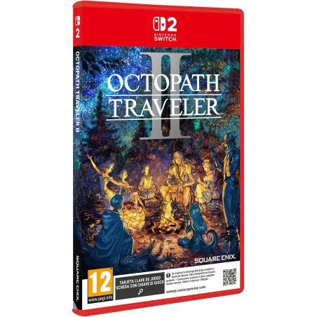 OCTOPATH TRAVELER II SWITCH2 TARJETA LLAVE DE JUEGO PARA NINTENDO SWITCH 2 VERSIÓN ESPAÑOLA GARANTIA EUROPEA EUROPEAN WARRANTY