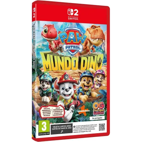 PAW PATROL MUNDO DINO SWITCH2 TARJETA LLAVE DE JUEGO PARA NINTENDO SWITCH 2 VERSIÓN ESPAÑOLA GARANTIA EUROPEA EUROPEAN WARRANTY