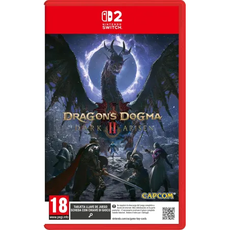 DRAGON'S DOGMA 2 DARK ARISEN SWITCH2 TARJETA LLAVE DE JUEGO PARA NINTENDO SWITCH 2 VERSIÓN ESPAÑOLA GARANTIA EUROPEA EU WARRANTY