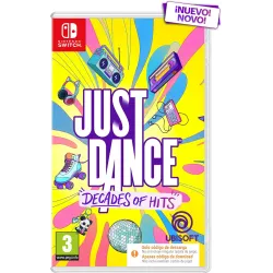 JUST DANCE: DECADES OF HITS SWITCH CAJA CON CÓDIGO DE DESCARGA DE JUEGO COMPLETO PARA NINTENDO SWITCH VERSIÓN ESPAÑOLA GARANT EU