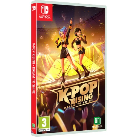 K-POP RISING DREAM TO SHINE SWITCH JUEGO FÍSICO PARA NINTENDO SWITCH VERSIÓN ESPAÑOLA GARANTÍA EUROPEA EUROPEAN WARRANTY