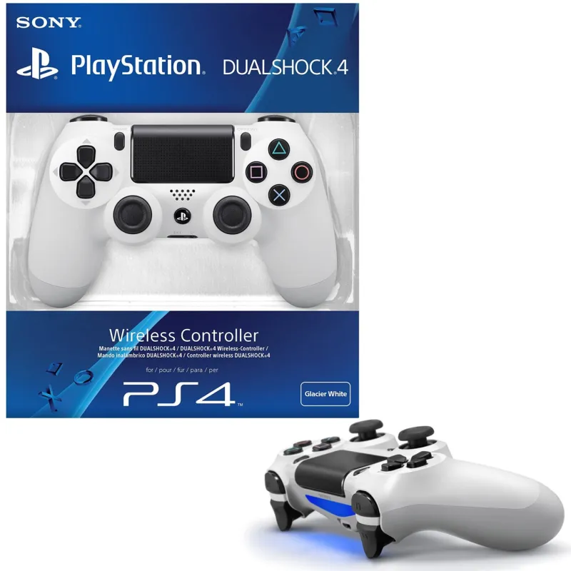 MANDO PS4 BLANCO CONTROLLER DUAL SHOCK 4 WHITE SONY PLAYSTATION 4