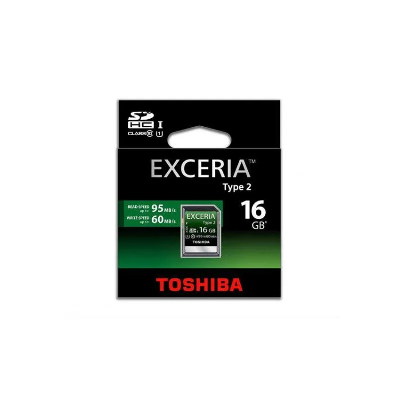 SD TOSHIBA EXCERIA TYPE2 16GB R95/W60 - The Shop Gamer