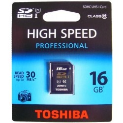 MEMORIA SD TOSHIBA 16GB UHS...