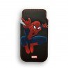 FUNDA RIGIDA PIEL IPHONE 5 DELUXE LEATHER CASE MARVEL SPIDERMAN HEROES