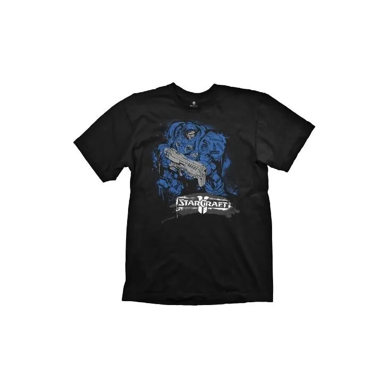STARCRAFT II MARINE (TERRAN) EXCLUSIVE L VIDEO GAME T-SHIRT - The Shop Gamer