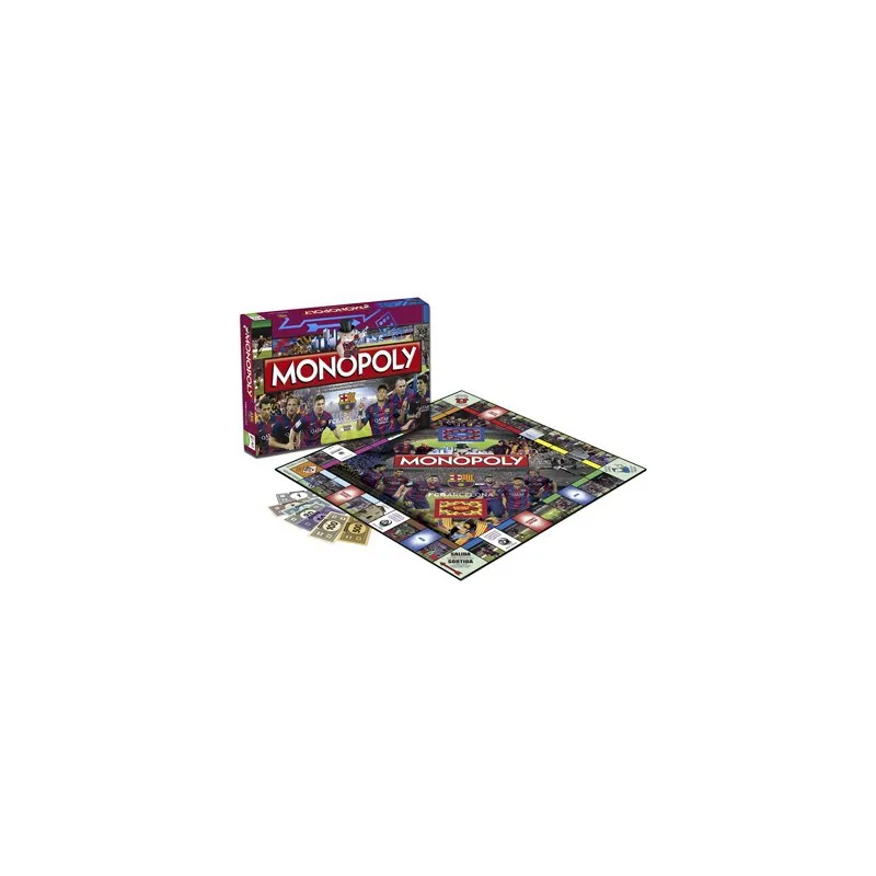 MONOPOLY FC BARCELONA 2nd Edition (Spanish/Catalan) Board Game - The Shop Gamer