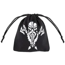 QW DWARVEN ZWARTE DOBBELZAK, SPELACCESSOIRE - The Shop Gamer