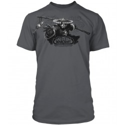 T-Shirt  'World of warcraft : Mists of Pandaria ' - MOP Banner - Grey - Size S