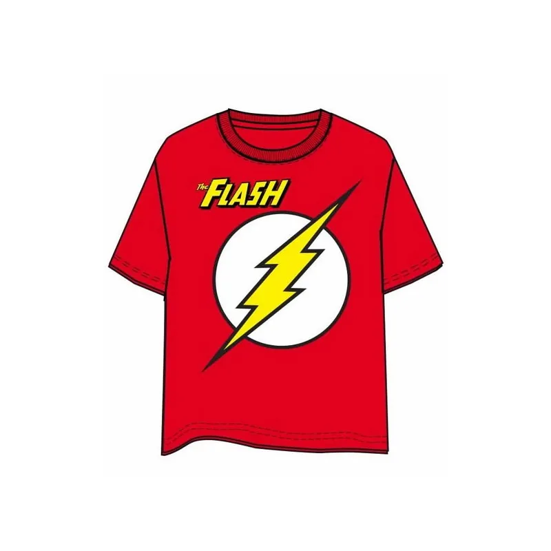 T-SHIRT THE FLASH LOGO TAILLE L, T-SHIRTS MANGA / COMICS - The Shop Gamer