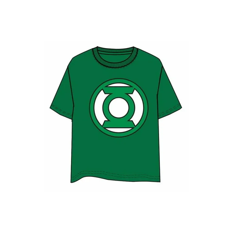 T-SHIRT GREEN LANTERN LOGO XXL, MANGAS / COMICS - The Shop Gamer