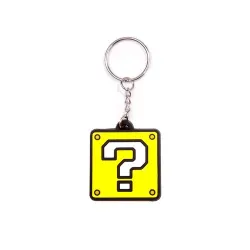 Nintendo MARIO BLOCK keyring, Mario Bros video game merchandise - The Shop Gamer