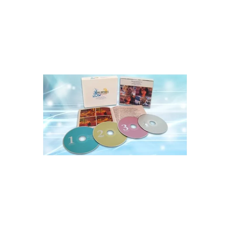 CD Soundtrack FINAL FANTASY X (4 CDs) Final Fantasy Video Game Merchandise - The Shop Gamer
