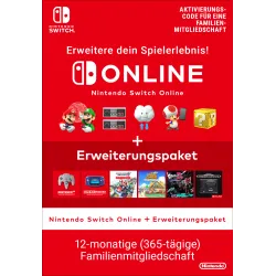 Nintendo Switch Online + Erweiterungspaket (Familienmitgliedschaft)