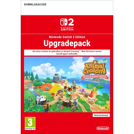 ANIMAL CROSSING: NEW HORIZONS NINTENDO SWITCH 2 EDITION UPGRADE PACK CÓDIGO DESCARGA DIGITAL PACK MEJORA REQUIERE JUEGO COMPLETO