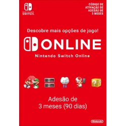 Nintendo Switch Online (Adesão Individual - 3 meses)