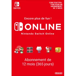 Nintendo Switch Online (Abonnement individuel - 12 mois)