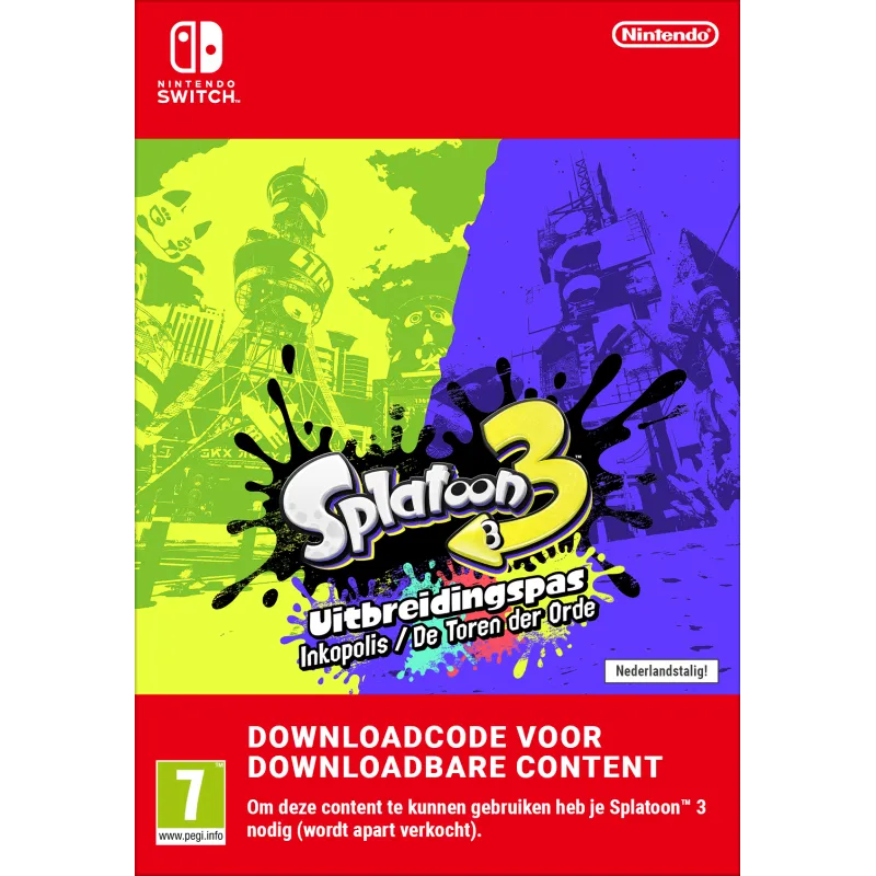 Uitbreidingspas voor Splatoon 3