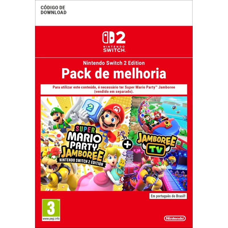 Super Mario Party Jamboree – Pack de melhoria (Nintendo Switch 2 Edition) + Jamboree TV