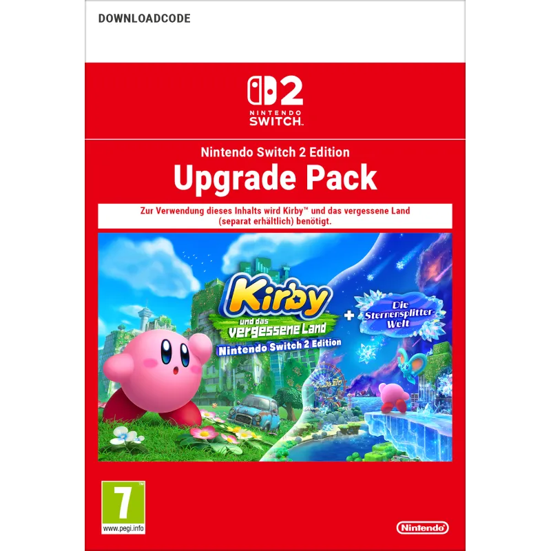 Kirby und das vergessene Land – Nintendo Switch 2 Edition + Die Sternensplitter-Welt Upgrade Pack